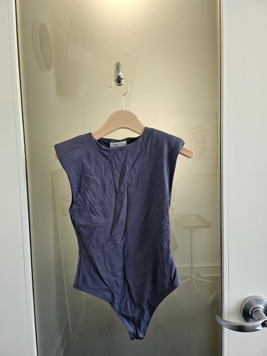 Babaton Tops - Babaton / Aritzia Sleeveless Crew Neck Bodysuit in Deep Navy